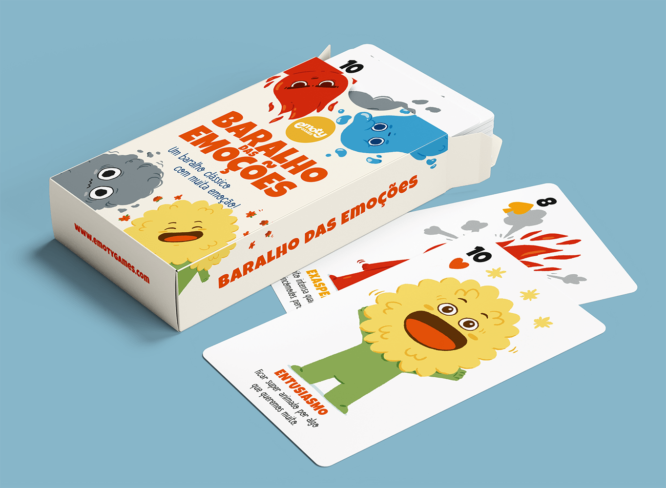 Baralho das Emoções: porque é que as crianças precisam de palavras para o que sentem - Emoty Games
